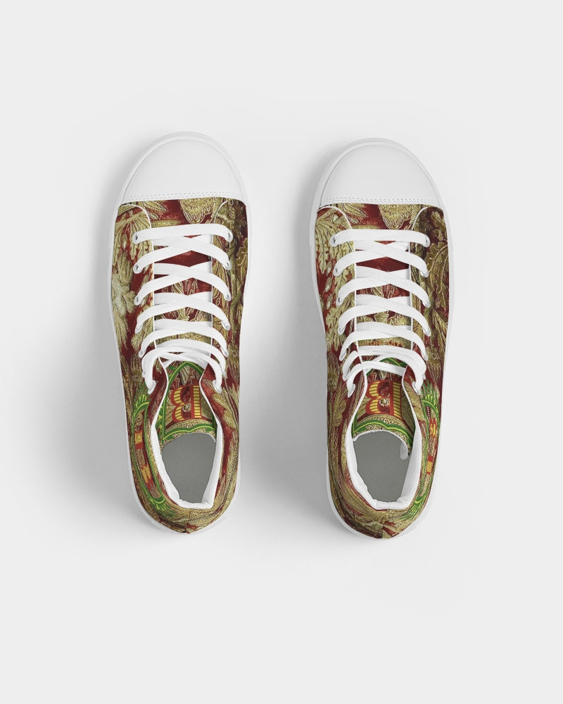 Red Velvet Men's Hightop Canvas Shoe