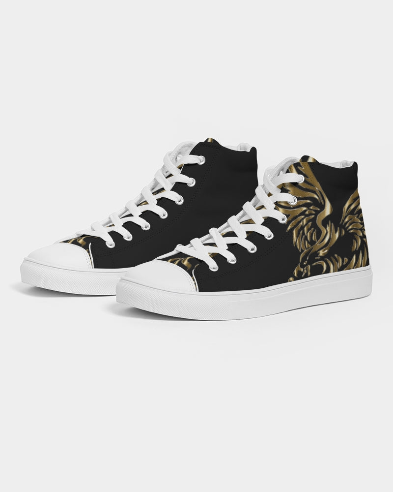 Gold and Flight Men's Hightop Canvas Shoe