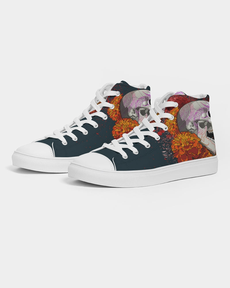 Dia Muerta Men's Hightop Canvas Shoe