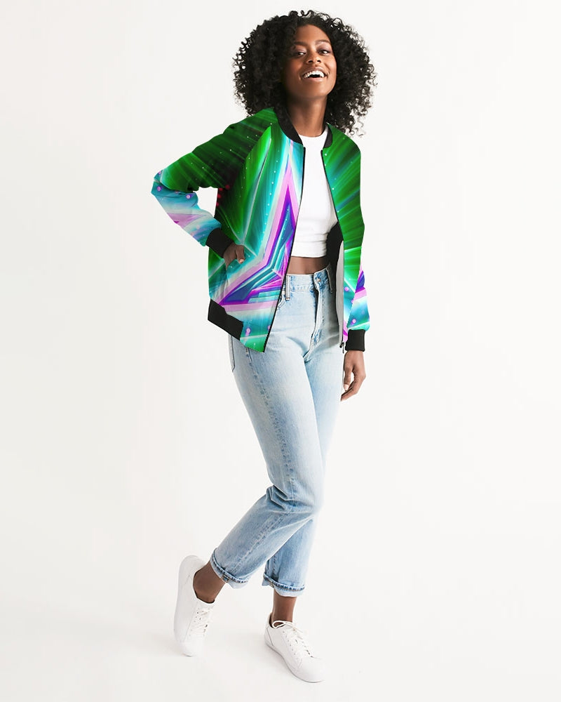 Colored Light Women's Bomber Jacket