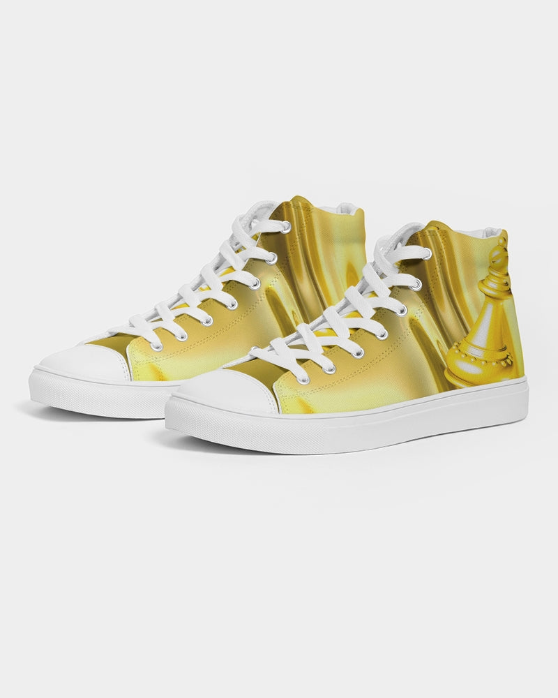 Bishop Gold Men's Hightop Canvas Shoe