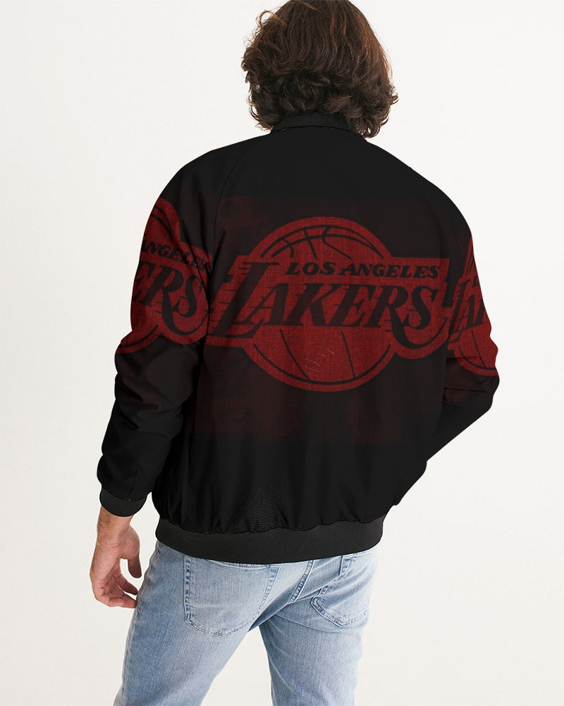 Crimson Black Lakers Men's Bomber Jacket