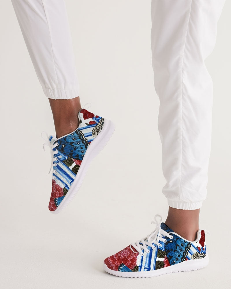 Butterflies and Roses Women's Athletic Shoe