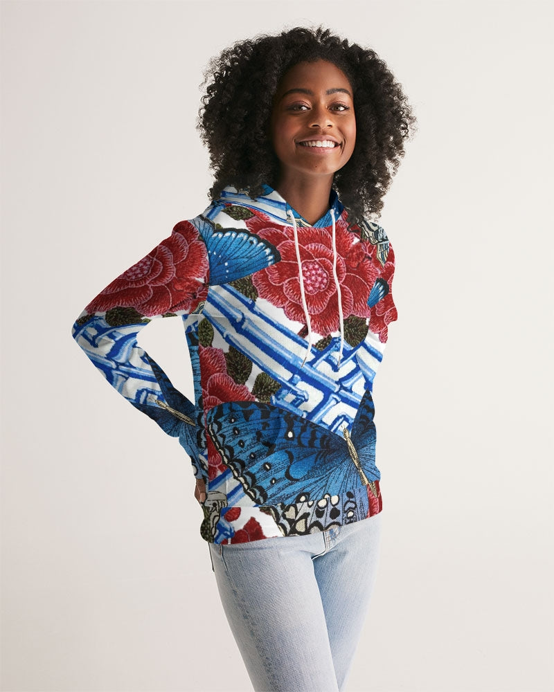 Butterflies and Roses Women's Hoodie