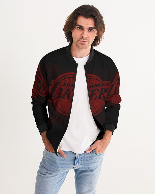 Crimson Black Lakers Men's Bomber Jacket