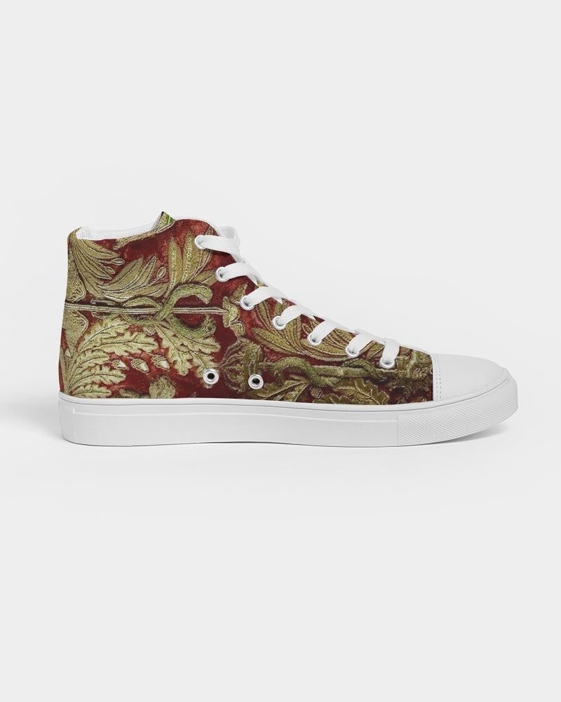 Red Velvet Men's Hightop Canvas Shoe