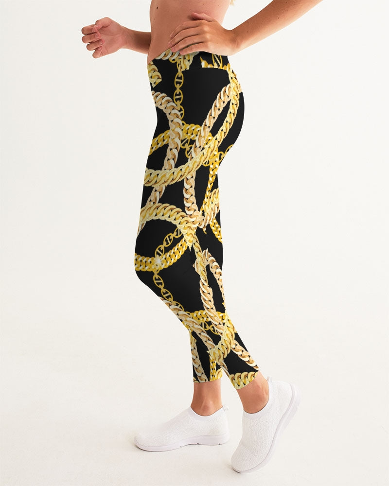 Gold Links Women's Yoga Pants
