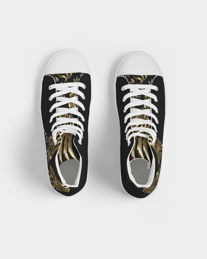 Gold and Flight Men's Hightop Canvas Shoe