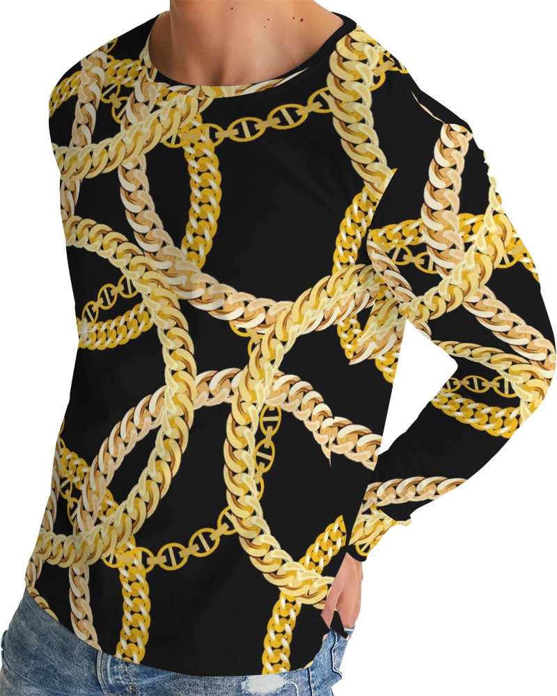 Gold Links Men's Long Sleeve Tee