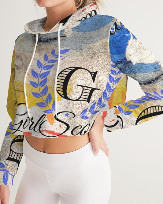Billionaire Girlscouts International Women's Cropped Hoodie