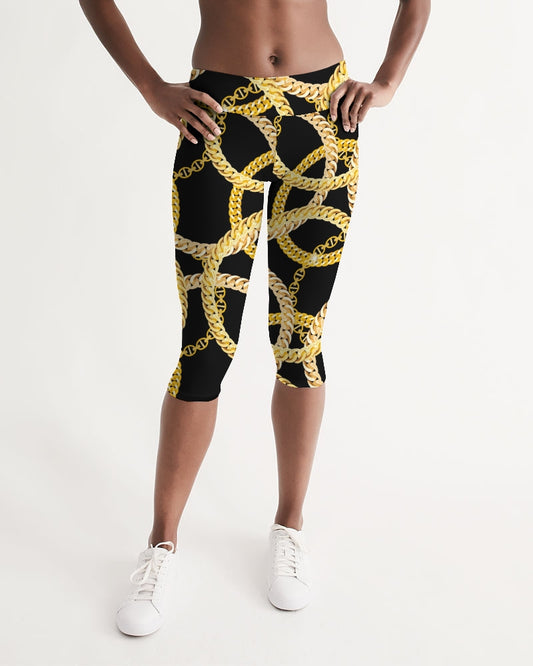 Gold Links Women's Mid-Rise Capri