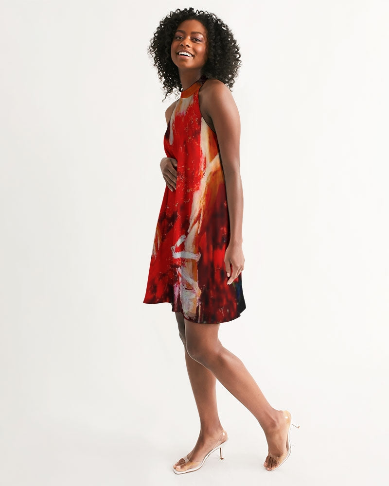 Flamenco Women's Halter Dress
