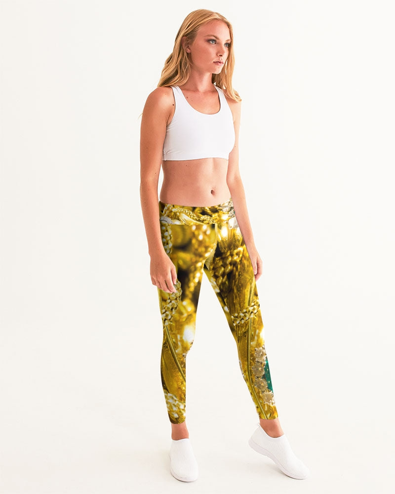 Billionaire Boyscouts Gold Drapery Women's Yoga Pants