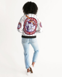 Baseball Stripes Women's Bomber Jacket