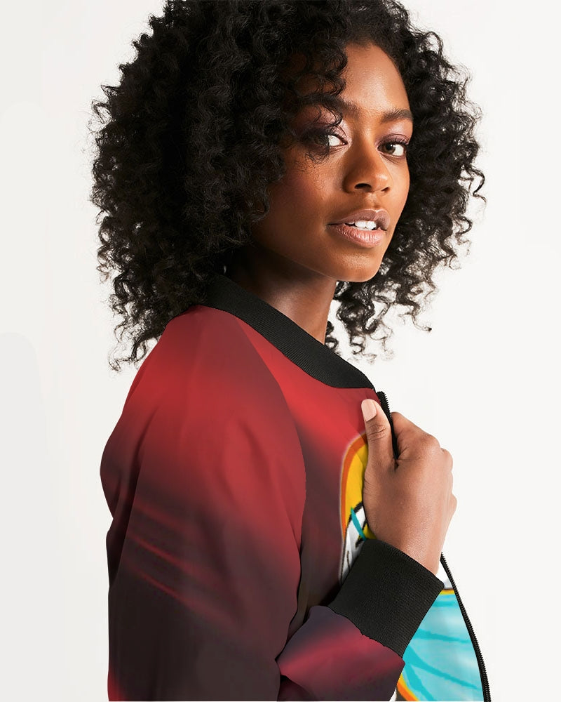 Pandemia Red Women's Bomber Jacket