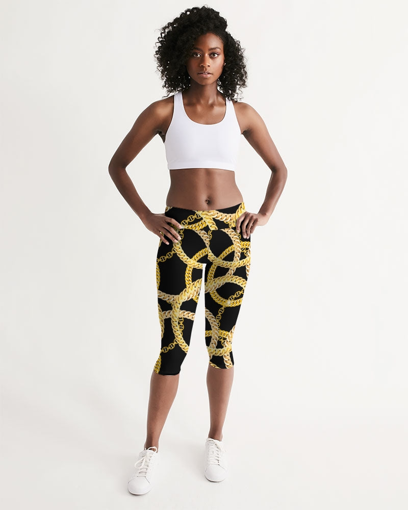 Gold Links Women's Mid-Rise Capri