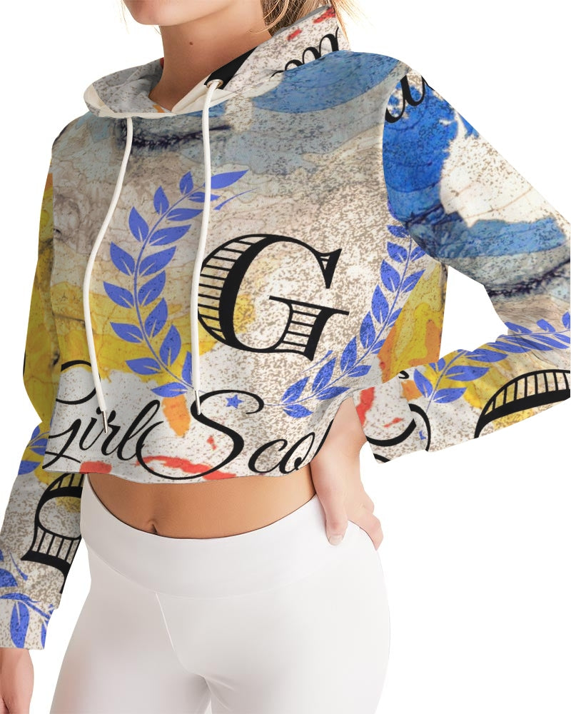 Billionaire Girlscouts International Women's Cropped Hoodie