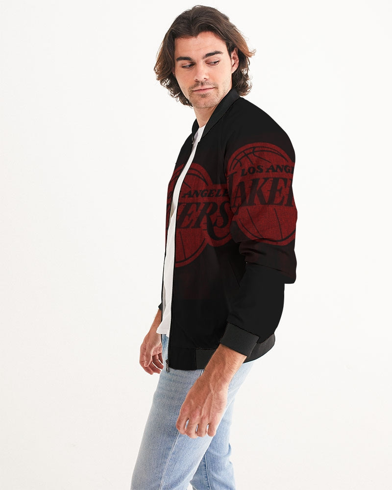 Crimson Black Lakers Men's Bomber Jacket