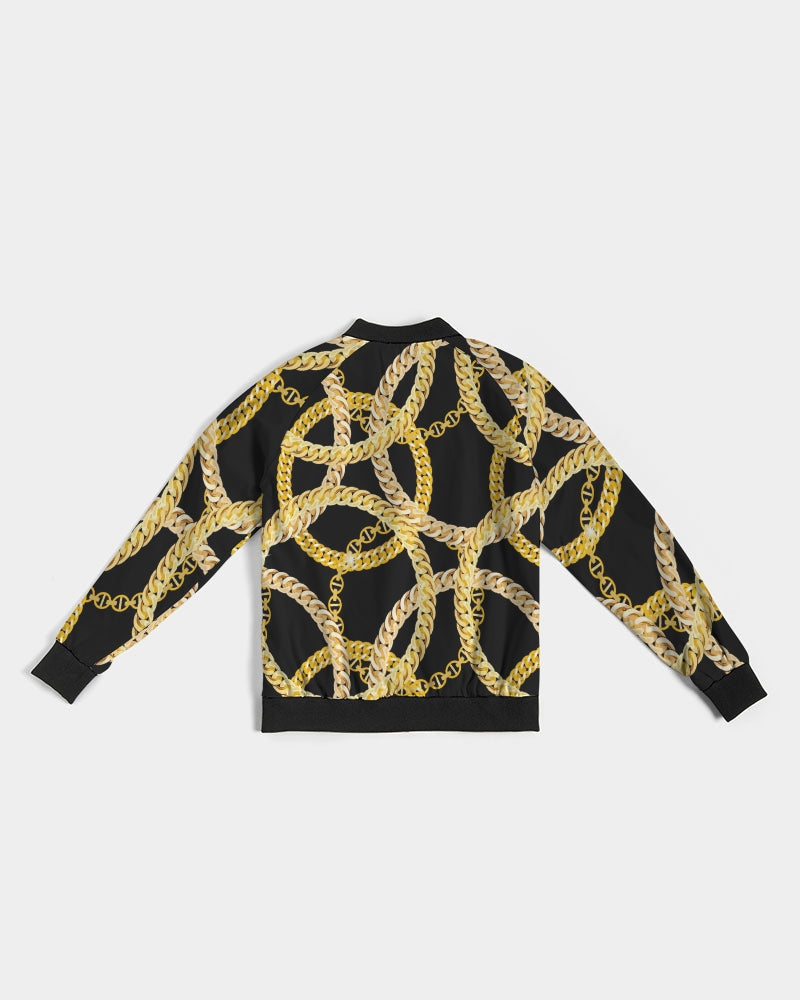 Gold Links Women's Bomber Jacket