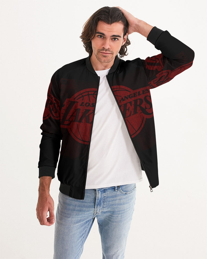 Crimson Black Lakers Men's Bomber Jacket