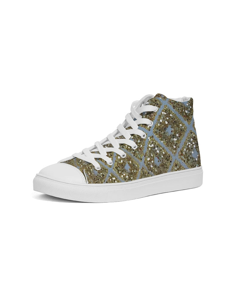 Diamonds Of Gold Women's Hightop Canvas Shoe