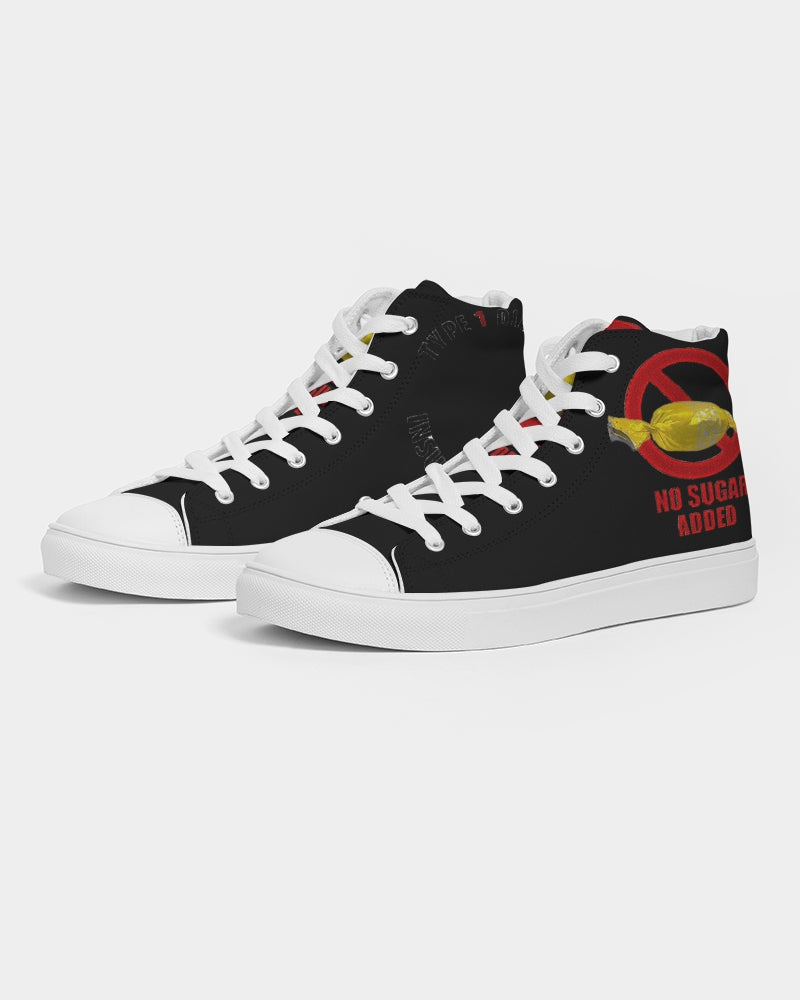 No Sugar Added Men's Hightop Canvas Shoe