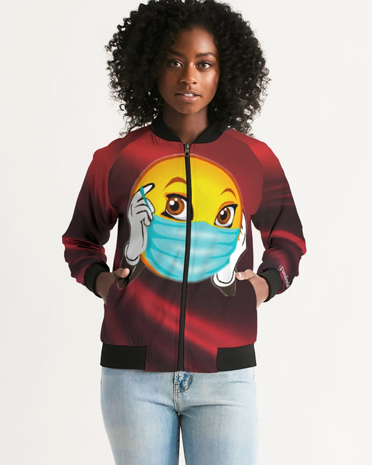 Pandemia Red Women's Bomber Jacket