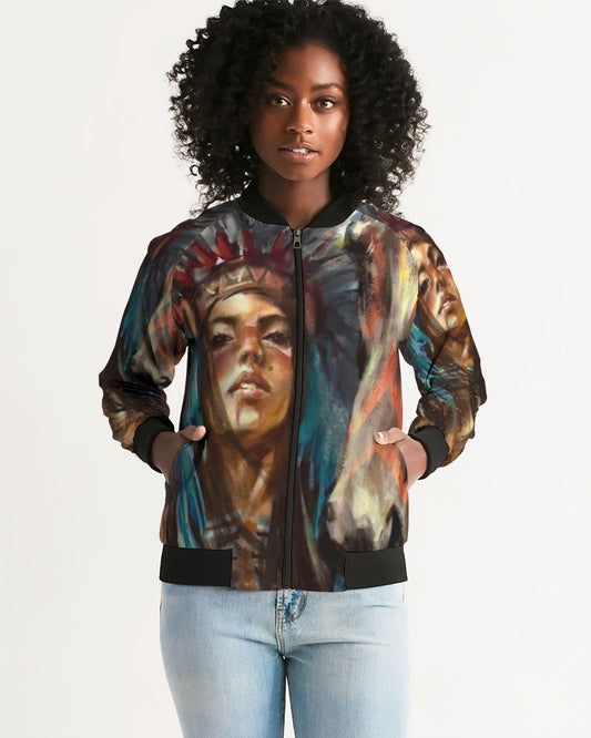 Billionaire Girlscouts of Native America Women's Bomber Jacket