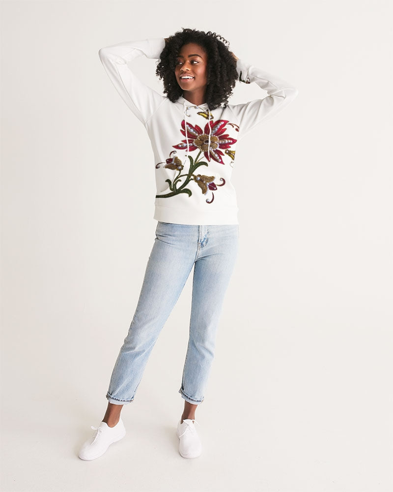 Crimson Aurum Flora Women's Hoodie