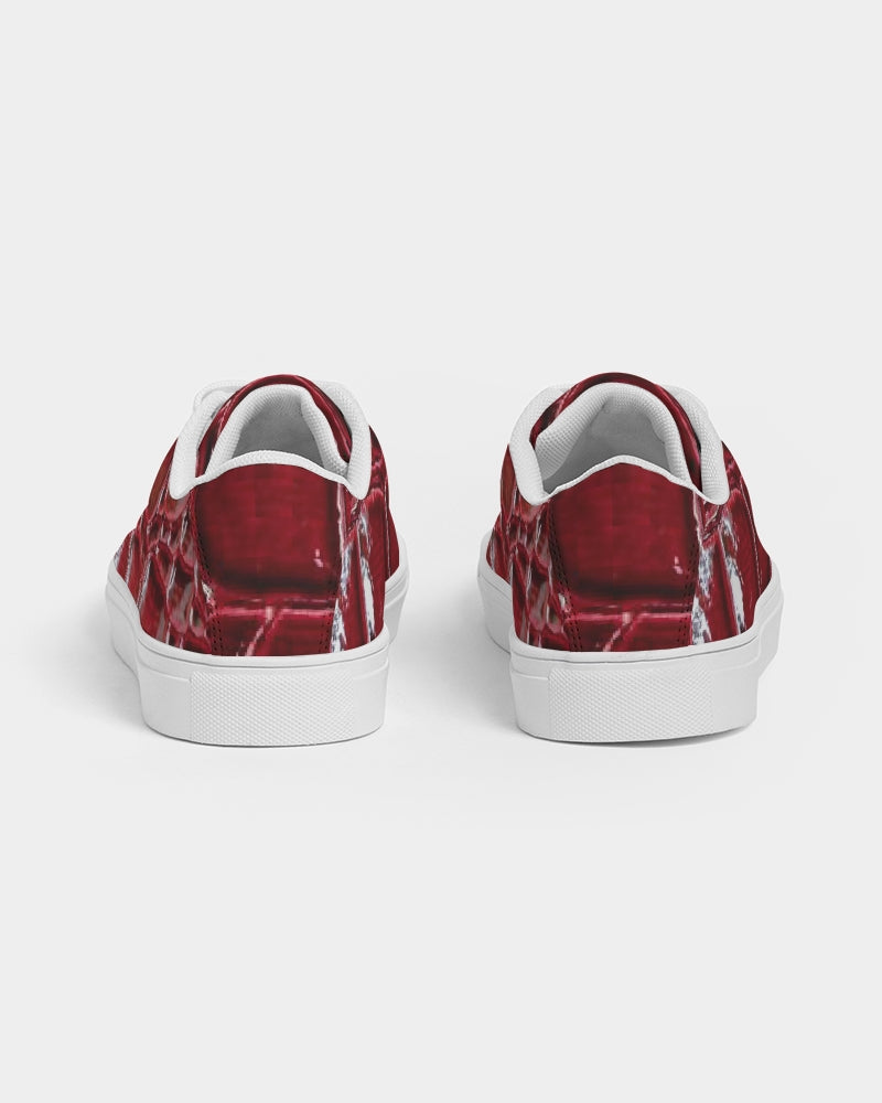 Dinosaur Block Men's Faux-Leather Sneaker