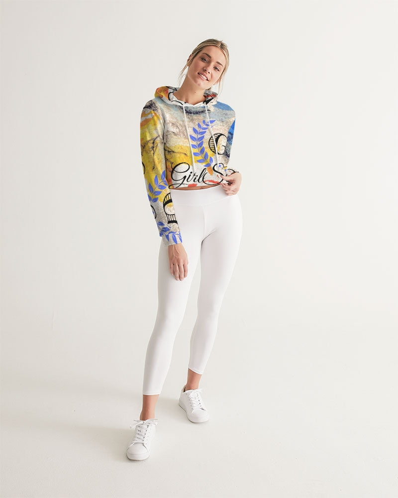 Billionaire Girlscouts International Women's Cropped Hoodie