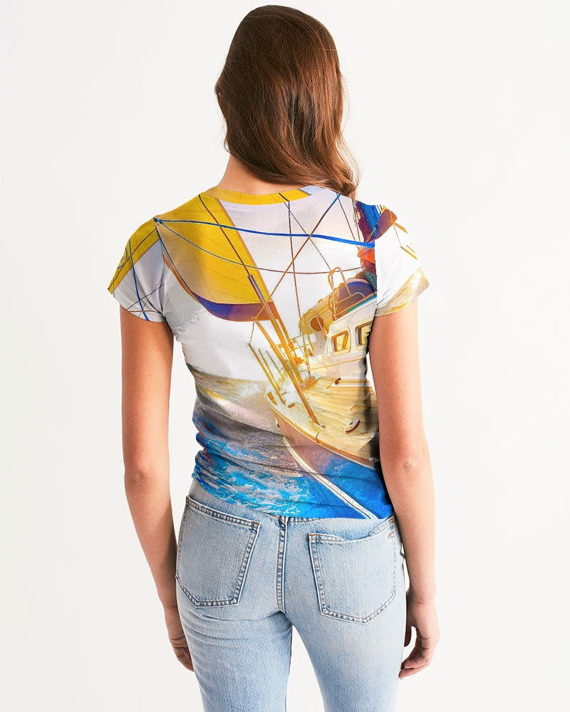 Crashing Waves Women's Tee